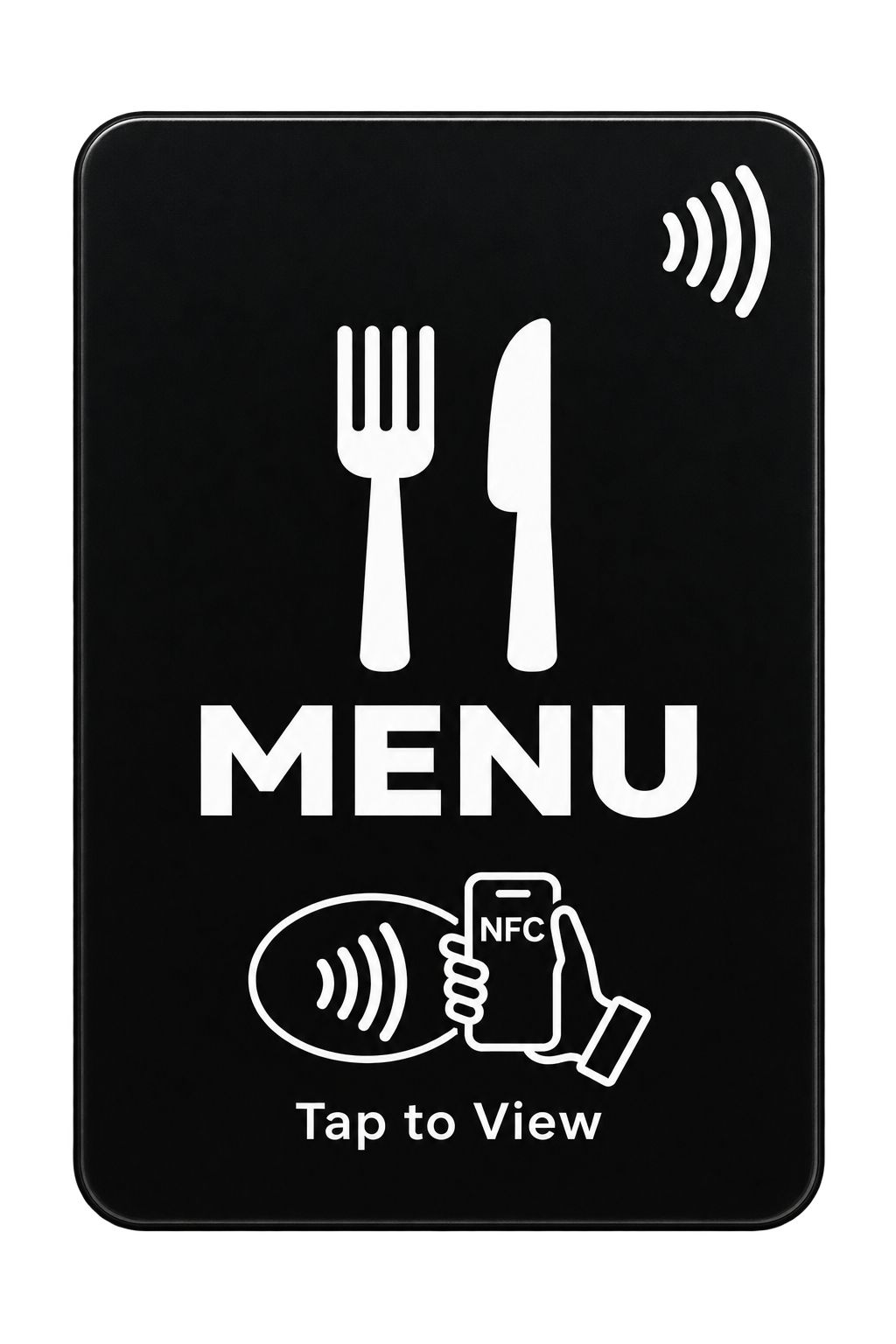 Menu NFC card