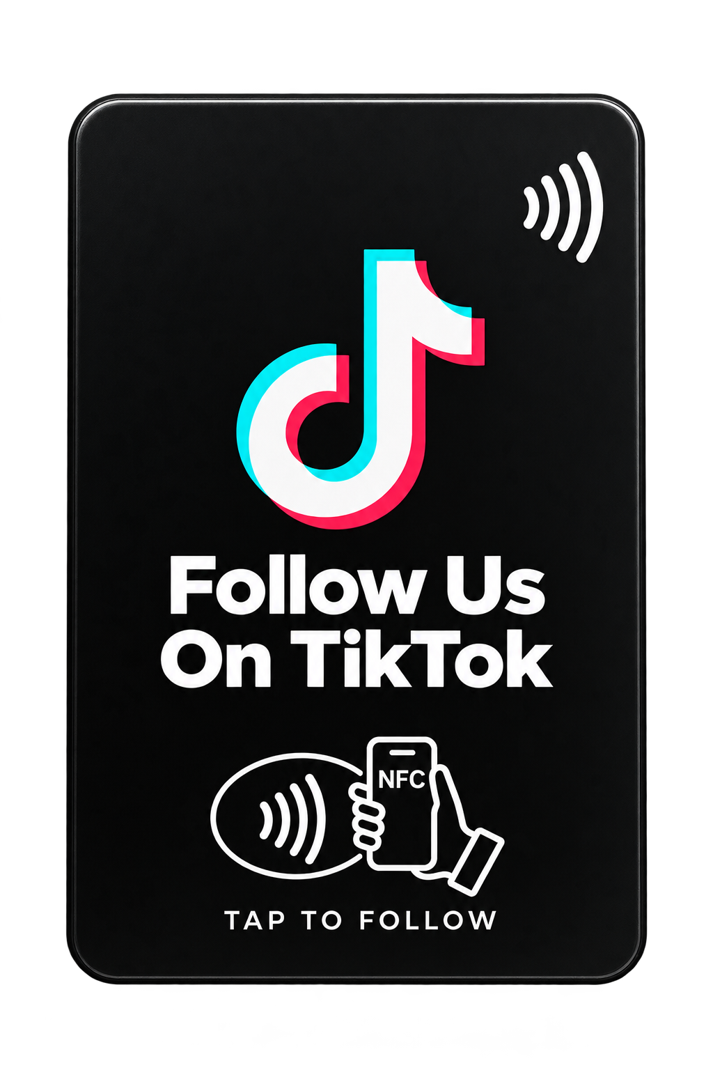TikTok NFC follow card